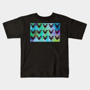 Art Deco Feathers Kids T-Shirt